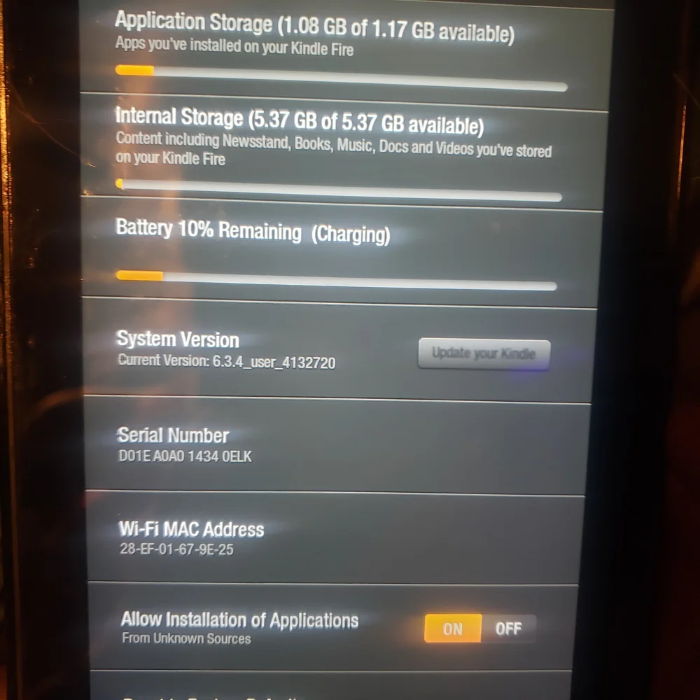 Amazon Kindle Fire Tablet